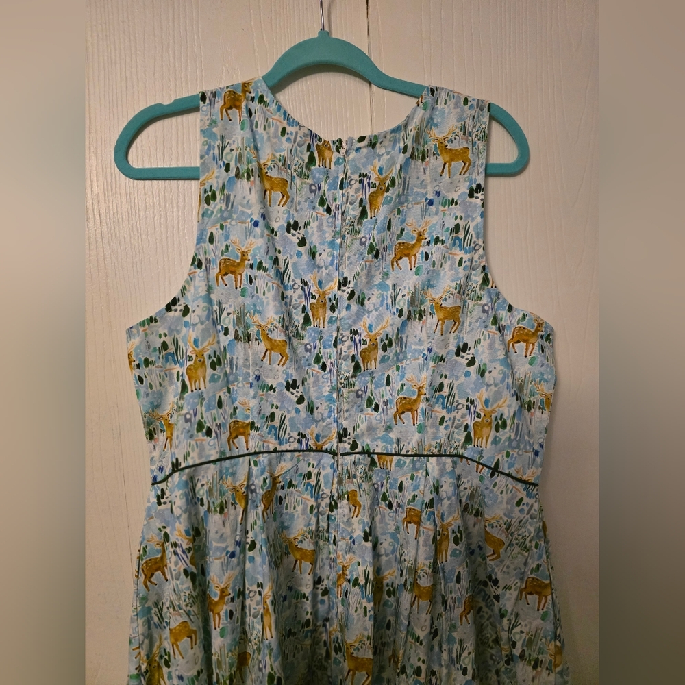 Animal Print Sleeveless Dress